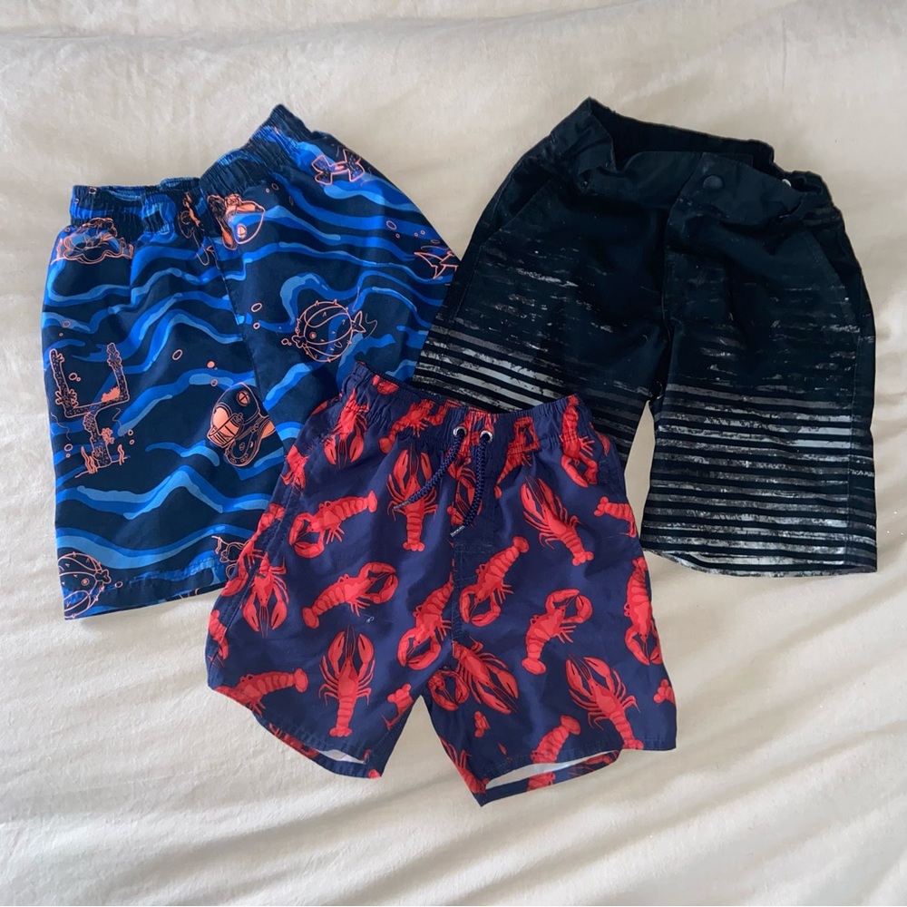 Bundle of 3 boys swim trunks